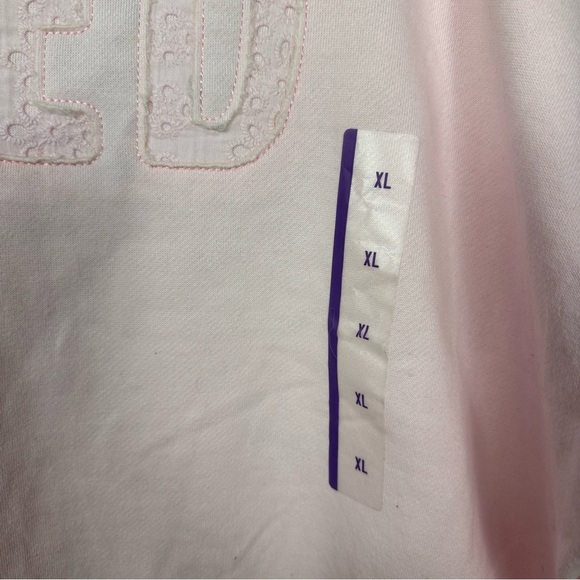 Special Thanks Women’s Pink 'Loved' Crewneck Sweatshirt Size XL - Picture 5 of 7